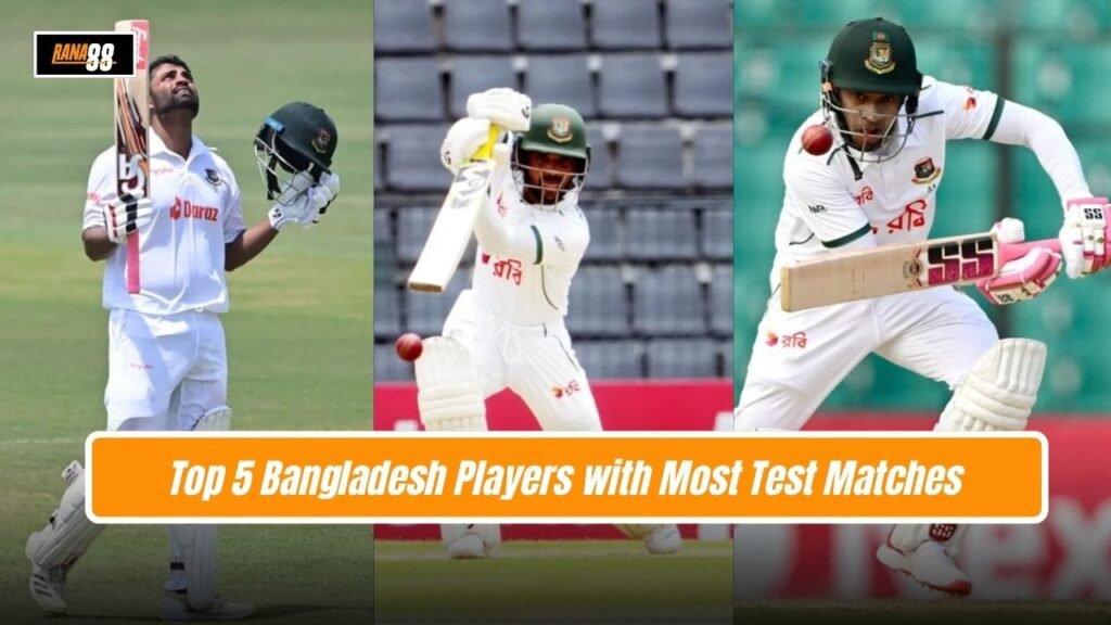 Bangladesh Players with Most Test Matches
