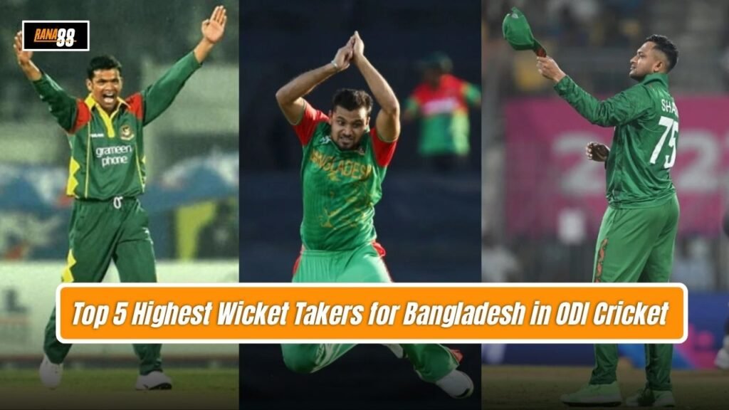Highest Wicket Takers for Bangladesh in ODI Cricket