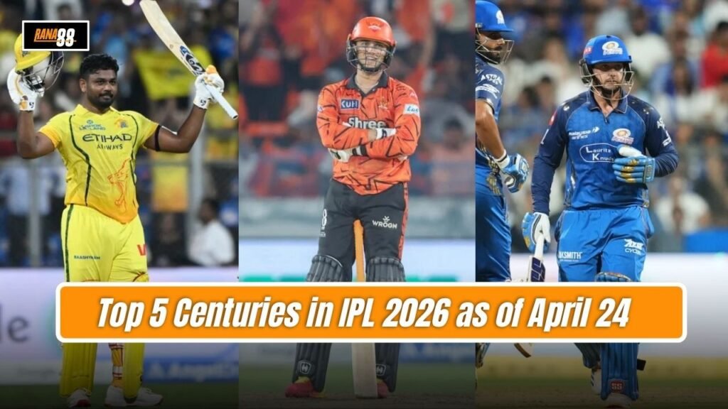 Centuries in IPL 2026